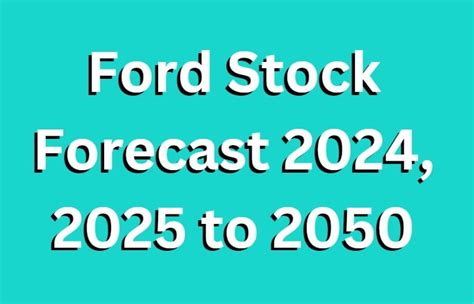 ford stock predictions for 2020